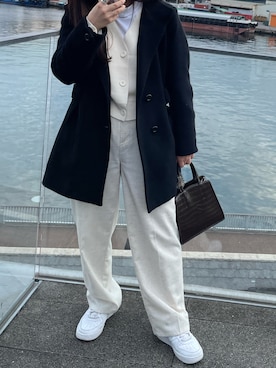 「antic rag（アンティックラグ）のアイテム」を使った、キノさん（レディース・154cm）の春コーディネート