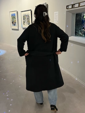 「antic rag（アンティックラグ）のアイテム」を使った、キノさん（レディース・154cm）の冬コーディネート