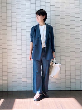 iwaさん（レディース・159cm）の夏コーディネート