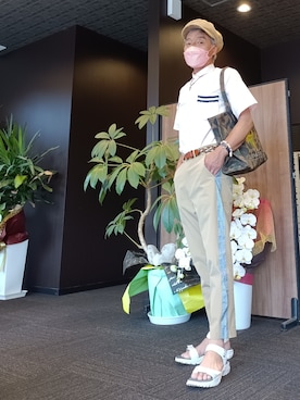 「MARC JACOBS（マークジェイコブス）のアイテム（腕時計）」を使った、copenminamiさん（メンズ・169cm）の夏コーディネート