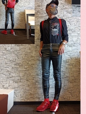 「Desigual（デシグアル）のアイテム（トップス）」を使った、copenminamiさん（メンズ・169cm）の秋コーディネート