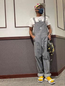 「Big John（ビッグジョン）のアイテム」を使った、copenminamiさん（メンズ・169cm）の夏コーディネート