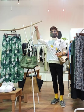 「ごきげんウィーク」｜「アイテム（スリッポン）」を使った、copenminamiさん（メンズ・169cm）の春コーディネート
