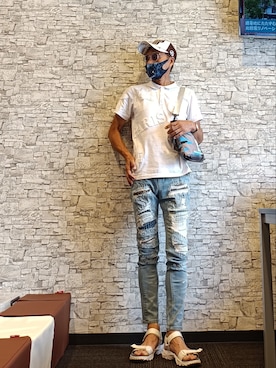 「CALL&RESPONSE（コールアンドレスポンス）のアイテム」を使った、copenminamiさん（メンズ・169cm）の夏コーディネート