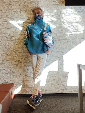 「Desigual（デシグアル）のアイテム（パンツ）」を使った、copenminamiさん（メンズ・169cm）の秋コーディネート