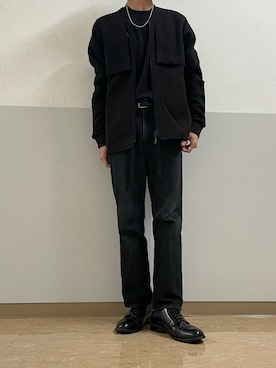 「インスタフォローしてね！」｜「アイテム（ブルゾン）」を使った、yuto_167㎝さん（メンズ・167cm）の春コーディネート