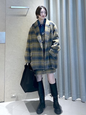 「アイテム（ジャンパースカート）」を使った、haruさん（レディース・159cm・20代）の秋コーディネート