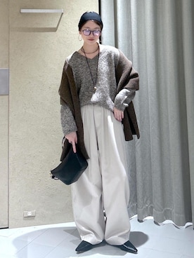 「アイテム（ローファー）」を使った、haruさん（レディース・159cm・20代）の秋コーディネート