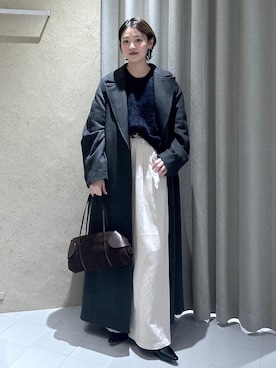 「アイテム（トレンチコート）」を使った、haruさん（レディース・159cm）の秋コーディネート