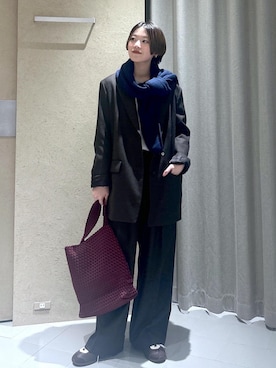 「アイテム（スラックス）」を使った、haruさん（レディース・159cm・20代）の秋コーディネート