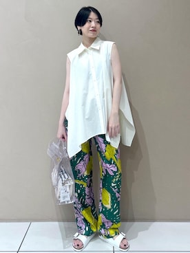 「アイテム（インテリア）」を使った、haruさん（レディース・159cm）の夏コーディネート