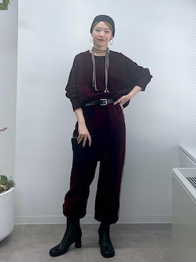 「アイテム（スウェット）」を使った、haruさん（レディース・159cm・20代）の夏コーディネート