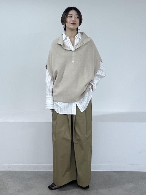 WEB限定】コットンツイルワイドフォルムパンツ / 新色追加（その他