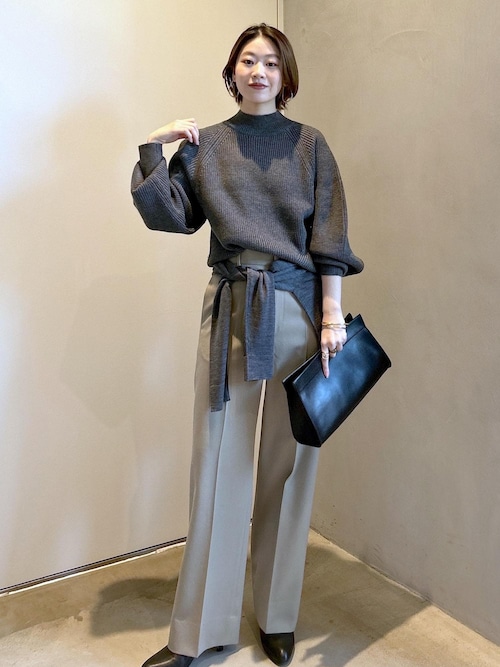 【美品】イエナ ふわふわクルーネック モヘアボリュームスリーブニットプルオーバー 予約》FLUFFYプルオーバー（ニット／セーター）｜IENA（イエナ