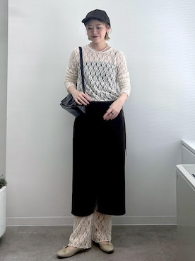 「アイテム（その他トップス）」を使った、haruさん（レディース・159cm）の夏コーディネート