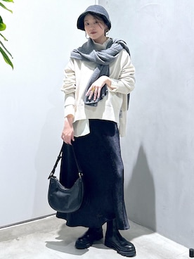 「クリーミーコットン」｜haruさん（レディース・159cm）の秋コーディネート