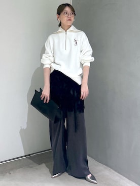 「アイテム（スウェット）」を使った、haruさん（レディース・159cm・20代）の秋コーディネート