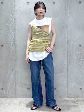 「アレンジ」｜haruさん（レディース・159cm）の春コーディネート