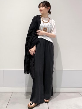 「レザーアクセサリー」｜haruさん（レディース・159cm）の夏コーディネート