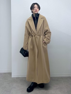 「アイテム（トレンチコート）」を使った、haruさん（レディース・159cm・20代）の秋コーディネート