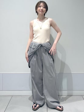 「アレンジ」｜haruさん（レディース・159cm）の春コーディネート