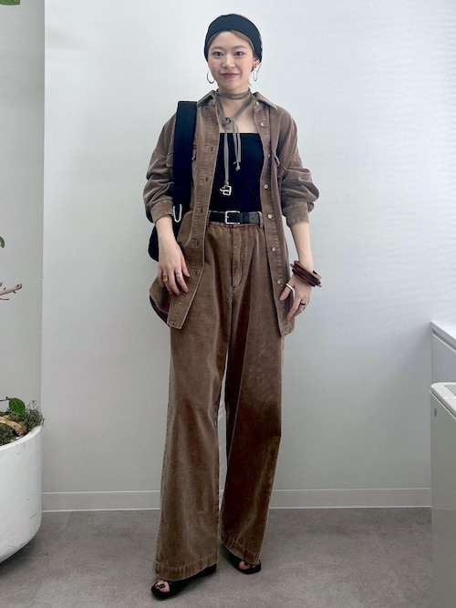 セール】フェードコーデュロイオーバーシャツ / セットアップ対応