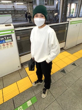 「ANT（アント）のアイテム」を使った、saakuuraaさん（レディース・158cm）の春コーディネート