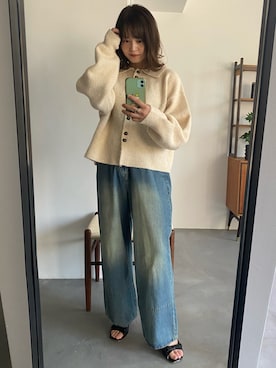 「アイテム（カーディガン/ボレロ）」を使った、あおさんさん（レディース・155cm）の夏コーディネート