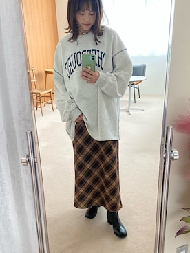 「アイテム（スウェット）」を使った、あおさんさん（レディース・155cm・20代）の夏コーディネート