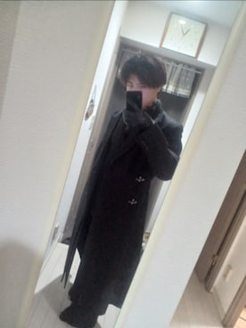 「アイテム（チェスターコート）」を使った、sora01142006さん（メンズ・166cm）の秋コーディネート