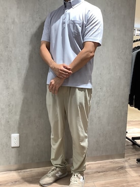 「オフィスカジュアル」｜ららテラス川口さん（メンズ・172cm）の夏コーディネート