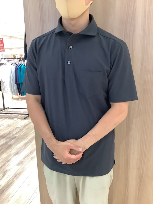 新品未使用 BRIEFING TOUR ポロシャツ ZOZO ネイビー Sサイズ 25SS 新作】WOMEN カラーブロックルーズフィットポロシャツ ネイビー