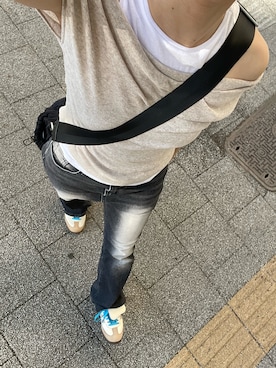 「ZARA（ザラ）のアイテム（ニット/セーター）」を使った、8eeeeさん（レディース・159cm）の夏コーディネート