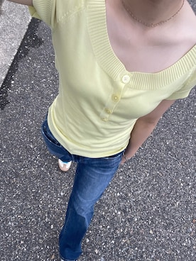 「American Eagle（アメリカンイーグル）のアイテム」を使った、8eeeeさん（レディース・159cm）の夏コーディネート