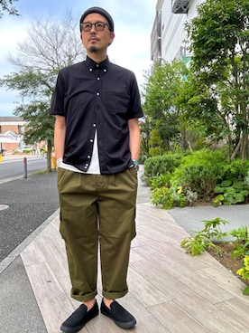小宮さん(メンズ・181cm)の夏コーディネート