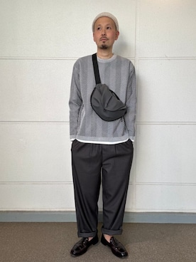 小宮さん（メンズ・181cm）の冬コーディネート