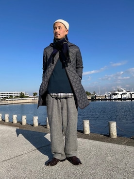 「アイテム（その他アウター）」を使った、小宮さん（メンズ・181cm）の冬コーディネート