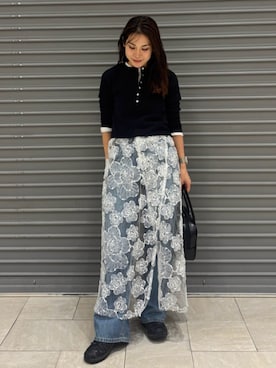 長谷川梨奈さん（レディース・154cm）の秋コーディネート