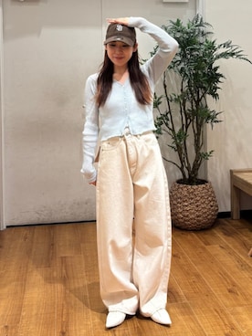 長谷川梨奈さん（レディース・154cm）の春コーディネート