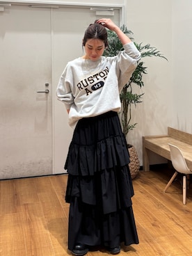 長谷川梨奈さん(レディース・154cm)の春コーディネート