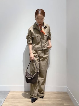 「アイテム（その他アウター）」を使った、MUNEHISAさん（レディース・153cm）の秋コーディネート