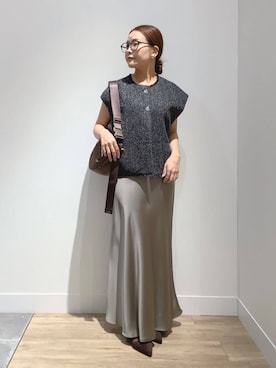 「アイテム（その他アウター）」を使った、MUNEHISAさん（レディース・153cm）の夏コーディネート