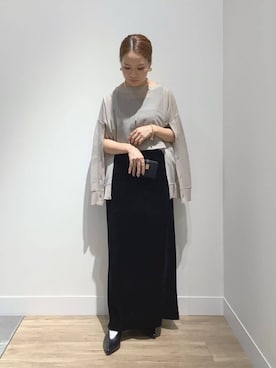 「秋のコーデ」｜「アイテム（財布/小物）」を使った、MUNEHISAさん（レディース・153cm）の秋コーディネート