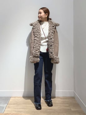 「アイテム（その他アウター）」を使った、MUNEHISAさん（レディース・153cm）の秋コーディネート