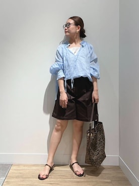 「Le Minor（ルミノア）のアイテム」を使った、MUNEHISAさん（レディース・153cm）の春コーディネート