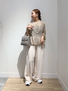 「CHIGNON（シニヨン）のアイテム」を使った、MUNEHISAさん（レディース・153cm）の夏コーディネート