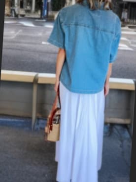 「Libra Cue（リブラ キュー）のアイテム」を使った、ノエルさん（レディース・163cm）の夏コーディネート