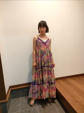 「アイテム（ワンピース/ドレス、その他）」を使った、RiHOさん（レディース・152cm）の夏コーディネート