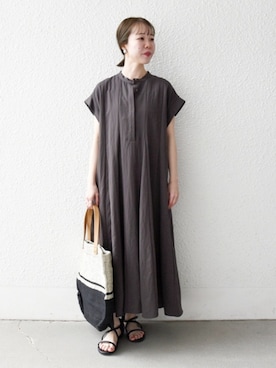 「SHIPS any（シップス エニィ）のアイテム」を使った、山内さん（レディース・153cm）の春コーディネート