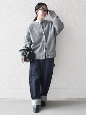 「VELETTO（ベレット）のアイテム」を使った、山内さん（レディース・153cm）の秋コーディネート